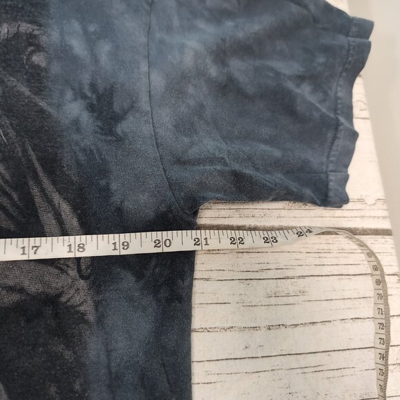 Vintage The Mountain 2001 Grey Tie Dye Dragon Shirt Men Size Large - Picture 5 of 7